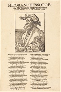 Helius Eobanus Hessus by Albrecht Dürer, created 1526, in woodcut and letterpress on laid paper. Download this artwork as a high-resolution wallpaper for deskto — Albrecht Dürer Wallpaper