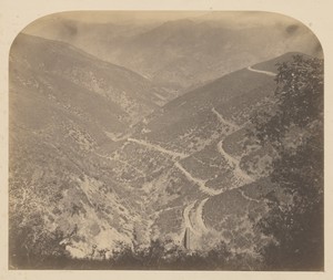 [Hell's Hollow] by Carleton Watkins, created 1860. Download this artwork as a high-resolution wallpaper for desktop, tablet, or mobile. — Carleton Watkins Wallpaper