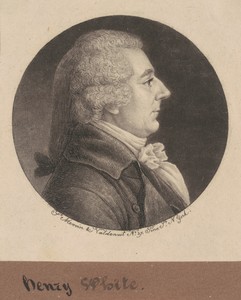 Henry White by Charles B. J. Févret de Saint-Mémin, created 1796-1797, in mezzotint and engraving in black on wove paper mounted to brown wove paper. Download t — Painting Picture