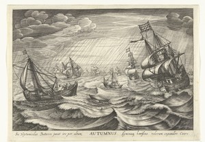 Herfst by Robert de Baudous, created 1618, in paper; engraving. Download this artwork as a high-resolution wallpaper for desktop, tablet, or mobile. — Travel Background