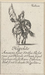 Hippolyte by Stefano della Bella, created 1620 - 1664, in paper; etching. Download this artwork as a high-resolution wallpaper for desktop, tablet, or mobile. — Stefano della Bella Wallpaper