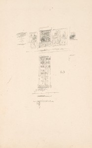 Hôtel Colbert, Windows by James McNeill Whistler, created 1891, in Transfer lithograph in black ink on ivory laid paper. Download this artwork as a high-resolut — James McNeill Whistler Wallpaper