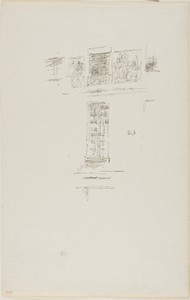 Hôtel Colbert, Windows by James McNeill Whistler, created 1891, in Transfer lithograph in black on ivory laid paper. Download this artwork as a high-resolution — James McNeill Whistler Wallpaper