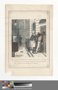 Illustrations from Mr. Lambkin, plate 16 by George Cruikshank, in Etching with hand coloring in watercolor on medium, slightly textured, cream wove paper. Downl — Art Picture