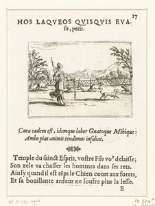 Jaagster by Jacques Callot, created 1625 - 1629, in paper; letterpress printing; etching. Download this artwork as a high-resolution wallpaper for desktop, tabl — Art Picture