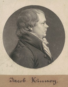 Jacob Kinney by Charles B. J. Févret de Saint-Mémin, created 1808, in mezzotint and engraving in black on wove paper mounted to brown wove paper. Download this — Art Picture