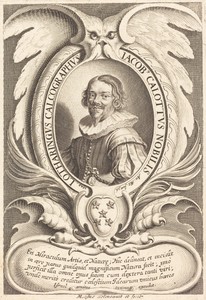 Jacques Callot by Michel Lasne, in engraving. Download this artwork as a high-resolution wallpaper for desktop, tablet, or mobile. — Michel Lasne Wallpaper