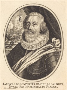 Jacques de la Force by Balthazar Moncornet, in engraving on laid paper. Download this artwork as a high-resolution wallpaper for desktop, tablet, or mobile. — Balthazar Moncornet Wallpaper