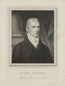 James Monroe by Thomas Gimbrede, created 1817, in Engraving on paper. Download this artwork as a high-resolution wallpaper for desktop, tablet, or mobile. — Thomas Gimbrede Wallpaper