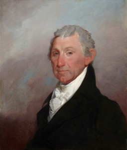 James Monroe by Gilbert Stuart, created c. 1817, in oil on wood. Download this artwork as a high-resolution wallpaper for desktop, tablet, or mobile. — Gilbert Stuart Wallpaper