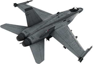 Grauer Kampfjet mit Raketen und Nachbrennern vor schwarzem Hintergrund — Fighter Jet Bilder