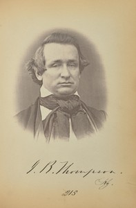 John B. Thompson by James Earle McClees, created about 1859. Download this artwork as a high-resolution wallpaper for desktop, tablet, or mobile. — Art Picture