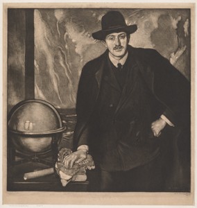 John Masefield by William Strang, created early 1900s, in mezzotint and etching. Download this artwork as a high-resolution wallpaper for desktop, tablet, or mo — Art Picture