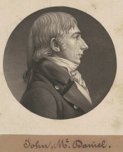 John McDaniel by Charles B. J. Févret de Saint-Mémin, created 1806, in mezzotint and engraving in black on wove paper mounted to brown wove paper. Download this — Charles B. J. Févret de Saint-Mémin Wallpaper