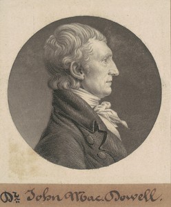 John McDowell by Charles B. J. Févret de Saint-Mémin, created 1804, in mezzotint and engraving in black on wove paper mounted to brown wove paper. Download this — Art Wallpaper