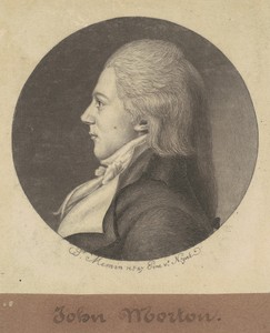 John Morton by Charles B. J. Févret de Saint-Mémin, created 1797, in mezzotint and engraving in black on wove paper mounted to brown wove paper. Download this a — Art Picture