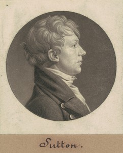 John Sutton by Charles B. J. Févret de Saint-Mémin, created 1805, in mezzotint and engraving in black on wove paper mounted to brown wove paper. Download this a — Art Picture