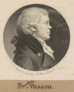 Jonathan Mason by Charles B. J. Févret de Saint-Mémin, created 1800, in mezzotint and engraving in black on wove paper mounted to brown wove paper. Download thi — Art Picture