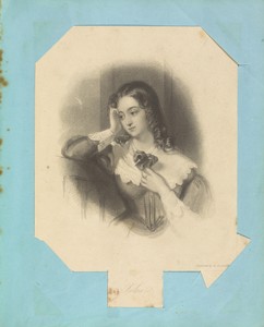 Julia by Richard Austin Artlett, created 1843–1845. Download this artwork as a high-resolution wallpaper for desktop, tablet, or mobile. — Richard Austin Artlett Wallpaper
