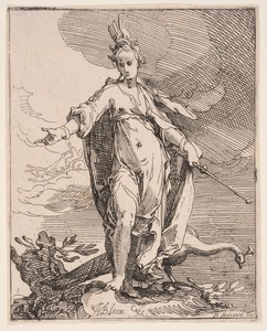 Juno by Abraham Bloemaert, created c. 1610, in Etching on paper. Download this artwork as a high-resolution wallpaper for desktop, tablet, or mobile.