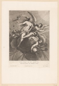 Juno by Michel Dorigny, created 1644, in paper; etching; engraving. Download this artwork as a high-resolution wallpaper for desktop, tablet, or mobile. — Michel Dorigny Wallpaper