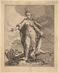 Juno by Abraham Bloemaert, created c.1610, in etching on laid paper. Download this artwork as a high-resolution wallpaper for desktop, tablet, or mobile. — Art Picture