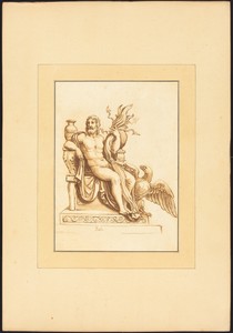 Jupiter by Maria Catharina Prestel, created 1781, in aquatint and etching in dark and light brown. Download this artwork as a high-resolution wallpaper for desk — Art Picture