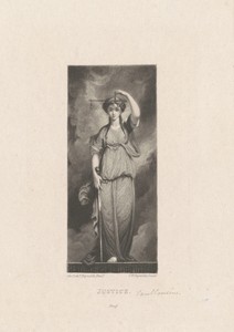 Justice by Samuel William Reynolds I, created 1773 - 1835, in mezzotint and stipple engraving. Download this artwork as a high-resolution wallpaper for desktop, — Art Picture