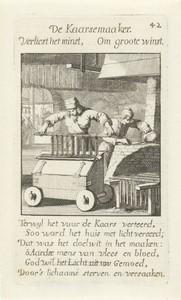 Kaarsenmaker by Jan Luyken, created 1694, in paper; etching. Download this artwork as a high-resolution wallpaper for desktop, tablet, or mobile. — Art Wallpaper