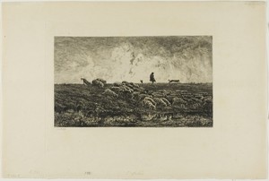 L'Ondée by Charles-François Daubigny, created n.d., in Etching on paper. Download this artwork as a high-resolution wallpaper for desktop, tablet, or mobile.