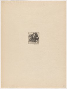 La bailli by Félicien Rops, created 1895, in softground etching in black on japan paper. Download this artwork as a high-resolution wallpaper for desktop, table — Félicien Rops Wallpaper