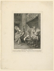 La Triple Y Vresse by Claude-Louis Desrais, created ca. 1775-1760, in Engraving on paper. Download this artwork as a high-resolution wallpaper for desktop, tabl