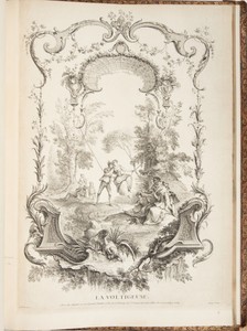 LA VOLTIGEUSE by Gabriel Huquier, created 1723-1735, in Etching on laid paper. Download this artwork as a high-resolution wallpaper for desktop, tablet, or mobi — Art Background