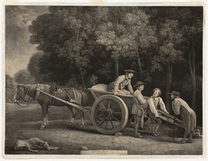 Labourers by George Stubbs, created January 1, 1789, in Etching, with stipple engraving, roulette, rocker and burnishing, on ivory wove paper. Download this art — George Stubbs Wallpaper