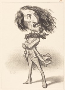 Lagrange by Honoré Daumier, created 1849, in lithograph. Download this artwork as a high-resolution wallpaper for desktop, tablet, or mobile. — Honoré Daumier Wallpaper