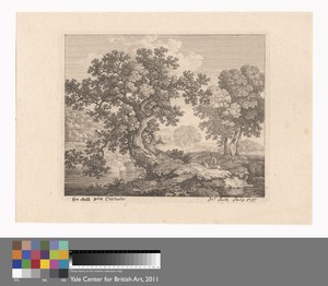 Landscape by George Smith of Chichester, in Etching. Download this artwork as a high-resolution wallpaper for desktop, tablet, or mobile. — George Smith of Chichester Wallpaper