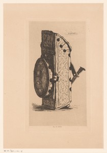 Lantaarn by Henri Charles Guérard, created 1856 - 1897, in paper; etching; intaglio printmaking technique. Download this artwork as a high-resolution wallpaper — Henri Charles Guérard Wallpaper
