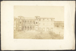 [Large building] by Sir Coutts Lindsay, created about 1845–1860. Download this artwork as a high-resolution wallpaper for desktop, tablet, or mobile.