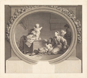 Le Petit prédicateur by Nicolas Delaunay, created 1791, in etching and engraving. Download this artwork as a high-resolution wallpaper for desktop, tablet, or m — Art Picture