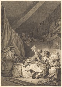 Le savetier by Jean Dambrun, in etching and engraving. Download this artwork as a high-resolution wallpaper for desktop, tablet, or mobile. — Jean Dambrun Wallpaper