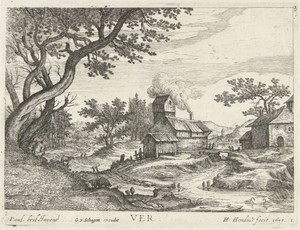 Lente by Hendrick Hondius (I), created 1643, in paper; etching. Download this artwork as a high-resolution wallpaper for desktop, tablet, or mobile. — Travel Background