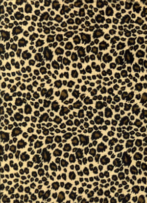 Beiger Stoff mit schwarzen und braunen Leopardenfleckenmuster — Rosafarbener Leopardenmuster Wallpaper