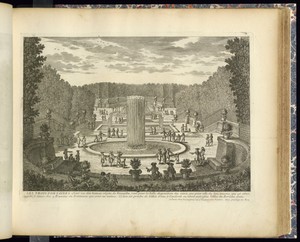 LES TROIS FONTAINES by Adam Perelle, created 1672–1703, in Etching on laid paper. Download this artwork as a high-resolution wallpaper for desktop, tablet, or m — Art Picture