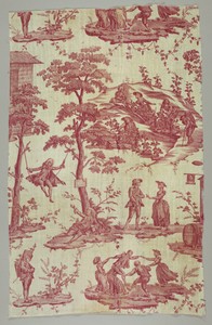 Les Vendanges by Jean-Baptiste Huet, created 1785, in Medium: cotton Technique: printed by engraved copper plate on plain weave. Download this artwork as a high — Art Picture