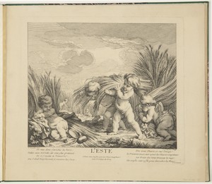 L’ESTÉ by Claude Augustin Duflos, created ca. 1754–86, in Etching and engraving on paper. Download this artwork as a high-resolution wallpaper for desktop, tabl — Art Picture