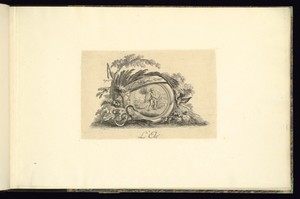 L’Eté by Pierre-Philippe Choffard, created 1769–75, in Etching on paper. Download this artwork as a high-resolution wallpaper for desktop, tablet, or mobile. — Pierre-Philippe Choffard Wallpaper