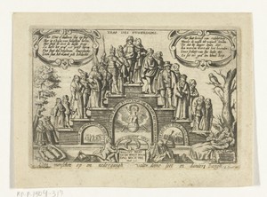 Levenstrap by Frederik Bouttats (I), created 1600 - 1661, in paper; engraving. Download this artwork as a high-resolution wallpaper for desktop, tablet, or mobi — Frederik Bouttats (I) Wallpaper