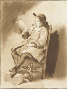 Lezende jongeling by Jurriaan Cootwijck, created 1724 - 1798, in paper; prenttekening. Download this artwork as a high-resolution wallpaper for desktop, tablet, — Jurriaan Cootwijck Wallpaper