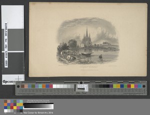 Lichfield Cathedral by Edward Francis Finden, in Engraving. Download this artwork as a high-resolution wallpaper for desktop, tablet, or mobile. — Edward Francis Finden Wallpaper