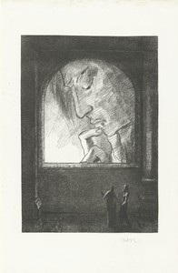 Licht by Odilon Redon, created 1893, in paper; lithography. Download this artwork as a high-resolution wallpaper for desktop, tablet, or mobile. — Art Picture